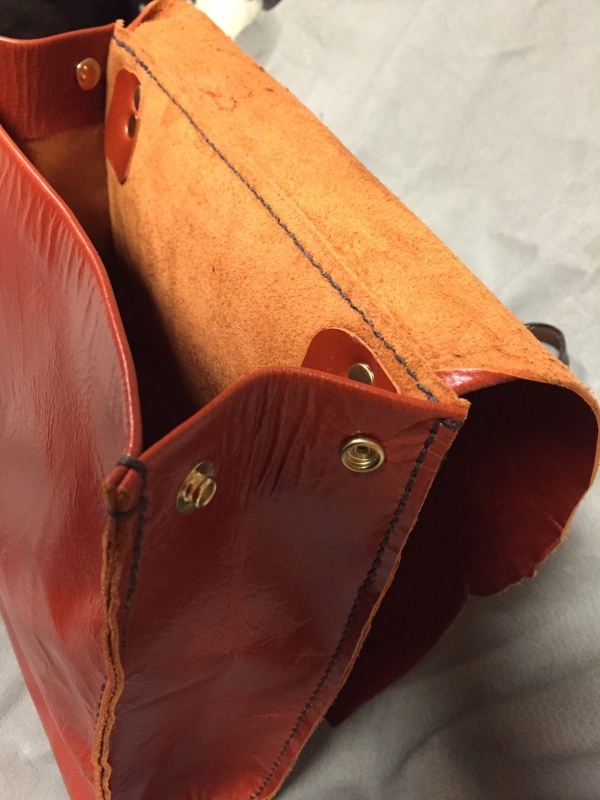 Shoulder Bag Question Mark - McFarland Leather - Handmade Leather Gear