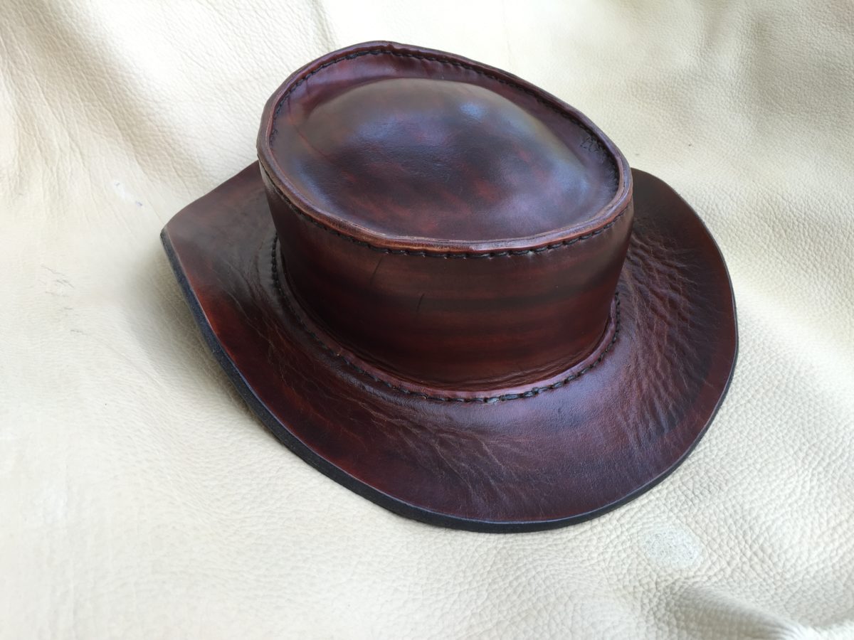 Handmade sales leather hats