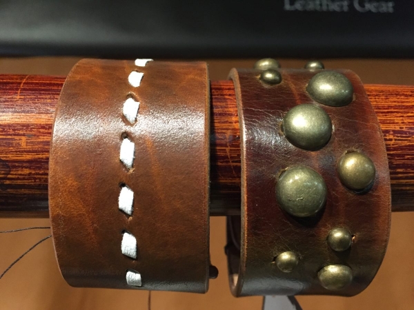 Bracelet 36 - McFarland Leather - Handmade Leather Gear
